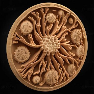 3D модель Dicranococcus sabahensis (STL)